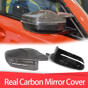 Real Fibra de Carbon Partea Aripa Oglinda Retrovizoare capac de acoperire pentru BMW Seria 3 G20 G21 G28 320d 330e 330i 340i 2019-2022 M4 stil RHD