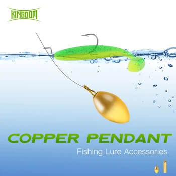 Regatul Drop Shot Sinker 1.8 g 3.5 g 7g 5g 10g 12g Cilindru & Forma de Măsline, Cupru Dropshot Greutate Bass Sinker Accesorii de Pescuit