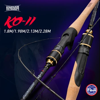 Regatul KO-II Tije de Pescuit de Toate FUJI Accesorii de Călătorie Ultra Light Turnare Rod Original Triunghiular 3A Mâner Plută Tijă Filare