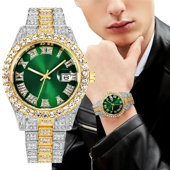Relogio Masculino Bărbați Ceasuri de Lux Cuarț Ceas din Oțel Inoxidabil cu Diamante de Moda Luminos Ceas Cadou Ceas Calendar 2021