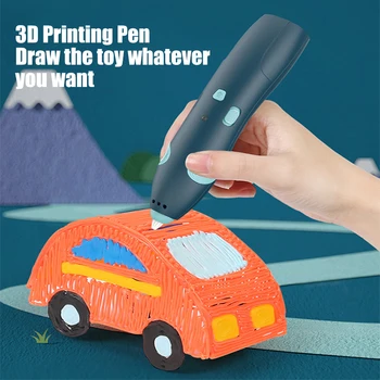 Reîncărcabilă DIY Imprimare 3D Pen Set pentru Copii Copil Ușor de Utilizat Învăța de la Domiciliu Art Activitate de Învățământ STEM Jucărie pentru Copii