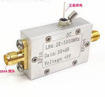 RF Amplificator de Bandă largă de Zgomot Redus Amplificator LNA 2K-3000MHz Obține 32dB
