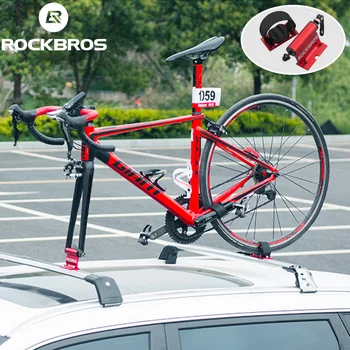 ROCKBROS suport de Biciclete Biciclete de Marfă Rafturi Purtător de eliberare Rapidă Furcă din Aliaj, Masina de Biciclete Bloc de Aliaj de Montare Pentru MTB Biciclete Rutier Accesorii