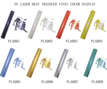 Sclipici Laser PU Transfer de Căldură de Vinil Pentru Tăierea Film Taie Apăsați Fier-pe T-shirt DIY Plotter Super Elastic