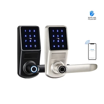 Smart Zăvor de Blocare a telecomenzii Electronice Touch Screen Fața Bluetooth TTLock APLICAȚIE de Control de Trecere Ekeys Auto Lacate de Usi