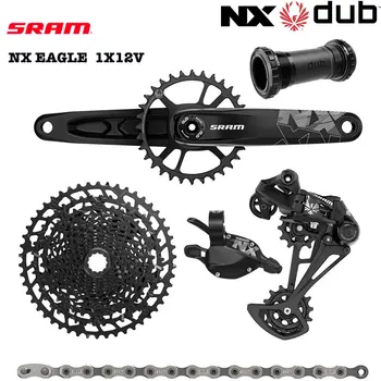 SRAM NX VULTUR 1x12 12V viteza MTB Biciclete Groupset DUB 175 170 mm Shifter Schimbător 11-50T HG 9-50T XD Casetă K7 32t/34t Manivela
