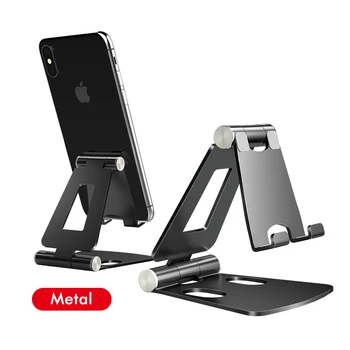 Suport de telefon Stand pentru iPhone 12 11 Pro Max Xiaomi mi 10 Metalice Suport de Telefon Mobil Pliabil Telefon Stand Birou Pentru iPhone 7 8 X XS