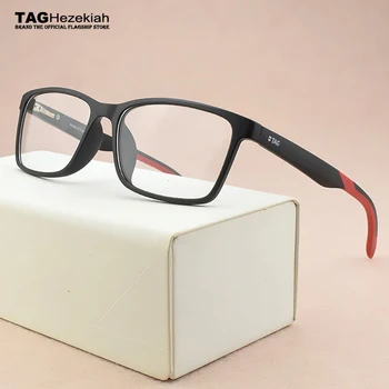 TAG-ul de Brand, Patrat rama de ochelari femei TR90 calculator nou baza de prescriptie medicala miopie rame de ochelari optice ochelari cadru bărbați ochelari de vedere