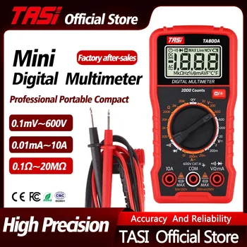 TASI TA800A Multimetru Digital Cu Date de Funcția de așteptare Pentru Testul DC AC Rezistență Mare Precise HD de Fundal Metru Voltag Tester