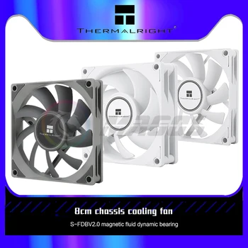 Thermalright TL-8015 80mm Calculator PC Ultra Silent Cooling Fan ,CPU Radiator 4 Pin PWM 2200 RPM sistem de Șasiu Fani