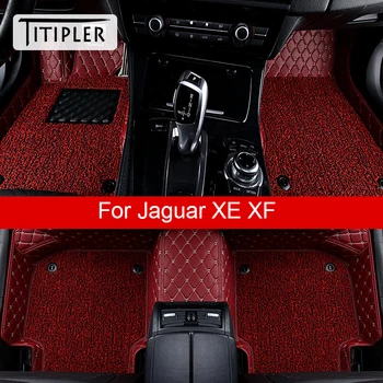 TITIPLER Auto Covorase Pentru Jaguar XE XF Picior Coche Accesorii Covoare