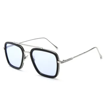 Tony Stark ochelari de Soare Piața de Aliaj de Epocă ochelari de Soare Barbati 2022 Ochelari Retro Robert Downey JR Ochelari gafas de sol