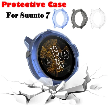 TPU Caz Coajă de Protecție Anti Scratch Acoperire Piele Pentru Suunto7 Ceasuri Inteligente Cazuri de Protecție Pentru Suunto 7 Protector
