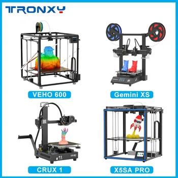 Tronxy 2022 mai Noi CRUX 1 Gemeni XS VEHO 600 DE Imprimante 3D Masina de Mare Precizie Portabil 3d Printer X5SA PRO Upgrade Kit de Imprimare