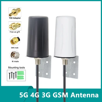 TS9 Semnal Booste 5G 4G LTE WIFI Omni GSM Mare Câștig 15dbi IP67 Piscină de Interior Impermeabil Antena Cu 3m Pierderi mici de Cablu de Cupru