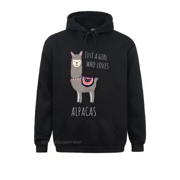 Unic Alpaca Design Amuzant Doar O Fată Care Iubește Alpaca T-Shirt, Jachete Pentru Bărbați Familie De Vara Cu Maneca Lunga Bluze Hote