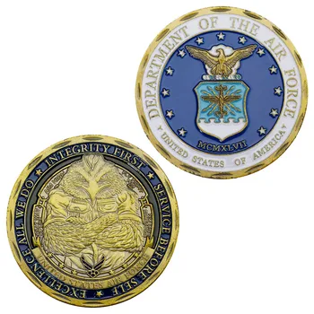 US Air Force Moneda de Cupru Placat cu Departamentul forțelor Aeriene Cadou Suvenir Monedă Comemorativă