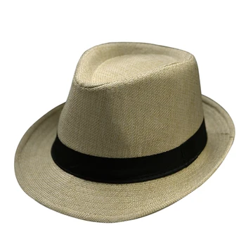 Vara Fedora Pălărie pentru Bărbați la Modă, Elegant, de Epocă, Femeile de culoare Alb Roșu Refuz 1920 Panama Top de Jazz Plaja Unisex Clasic Pac