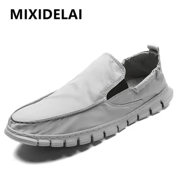 Vara Plus Dimensiune Bărbați Panza Pantofi Respirabil Pantofi Casual în aer liber, Non-Alunecare de Adidași Confortabil de Conducere Pantofi Mocasini Barbati