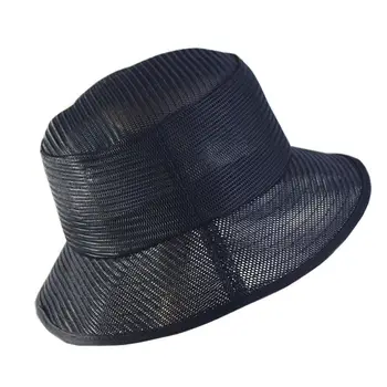Vara Respirabil ochiurilor de Plasă de Pescar Pălărie Mare Dimensiune Panama Pălărie Supradimensionată Boonie Capac Bărbați Plus Dimensiune Găleată Pălărie 56-58cm 58-60cm 60-62cm