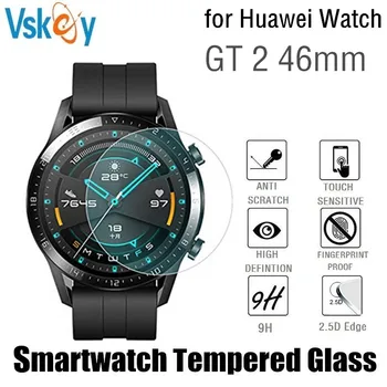 VSKEY 10BUC Ceas Inteligent cu Ecran Protector pentru Huawei Watch GT 2 46mm Rotund Sticla Anti-Zero Film Protector