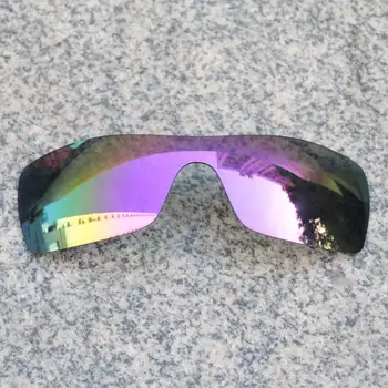 Wholesales E. O. S Polarizate Îmbunătățită Lentile de Înlocuire pentru Oakley Batwolf ochelari de Soare-Violet Violet Polarizati Oglinda
