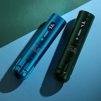 Wireless Mașină de Tatuaj Pen Baterie cu Portable Power Pack Mah Digital cu LED-uri de Afișare Pentru Body Art Personalizate fără miez Motor