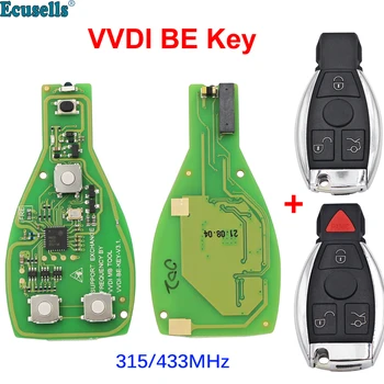XHORSE VVDI FI Cheia Pro pentru Mercedes Benz V3.1 PCB de la Distanță Chip Versiune Îmbunătățită Smart Key 315/433MHz Pot face Schimb de MB BGA Token