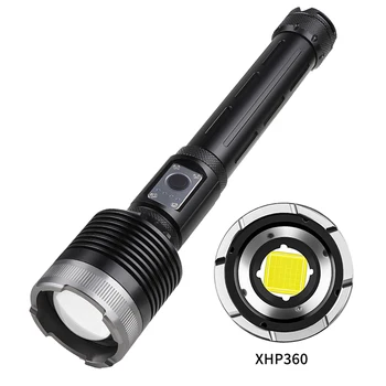 Xhp360 Mini Lanterna De 3500-4000 Lumeni-Super Luminos cu rază Lungă de Lumină Puternică USB Reîncărcabilă Lanterna Scalabile în aer liber, Drumeții Lampa