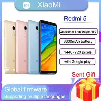 Xiaomi Redmi 5 smartphone-ul Snapdragon 450 Telefonul Mobil Android 720 x 1440 5.7 inchesHot Vânzare