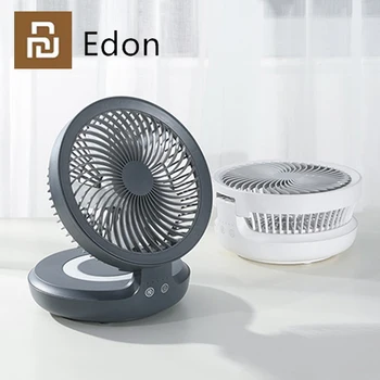 Youpin Edon E808 Suspendat Desktop Fan Pliere Portabil Ventilator Electric Tremura Capul USB Reîncărcabilă 4 Viteza Vântului Touch Control