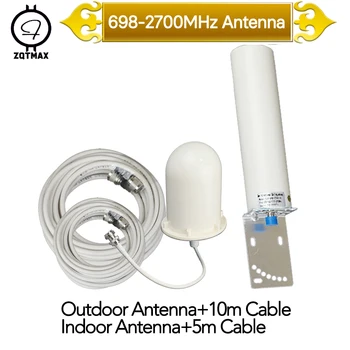ZQTMAX pentru 900 1800 2100 2600 2g 3g 4g mobile amplificator de semnal umts, lte internet amplificator Onmi Log comunicare periodică antena