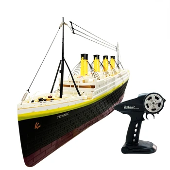 În Stoc Titanic Control de la Distanță Navă Navă de Croazieră de Apa Model de Jucărie Asamblare DIY Jucărie Electrică